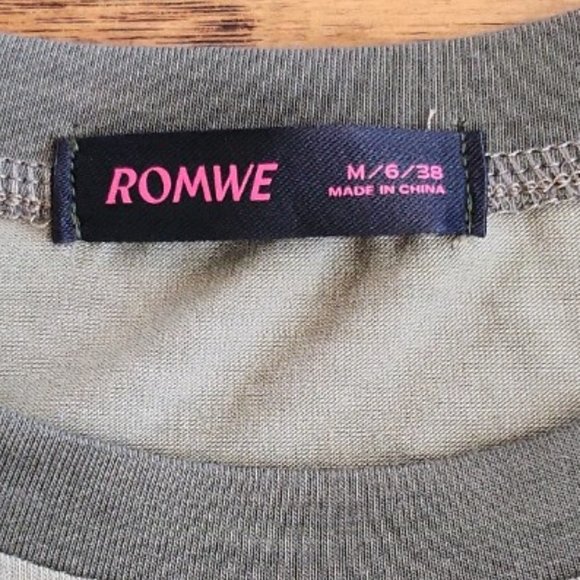 ROMWE Fairycore Heart Raglan Sleeve Top - Picture 7 of 7